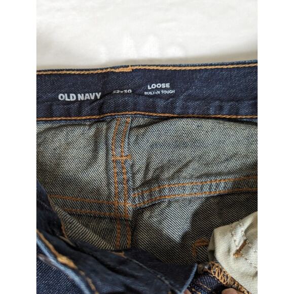 Old Navy Loose Built In Tough Men's Jeans 32x28 Very Good Condition - Picture 4 of 8
